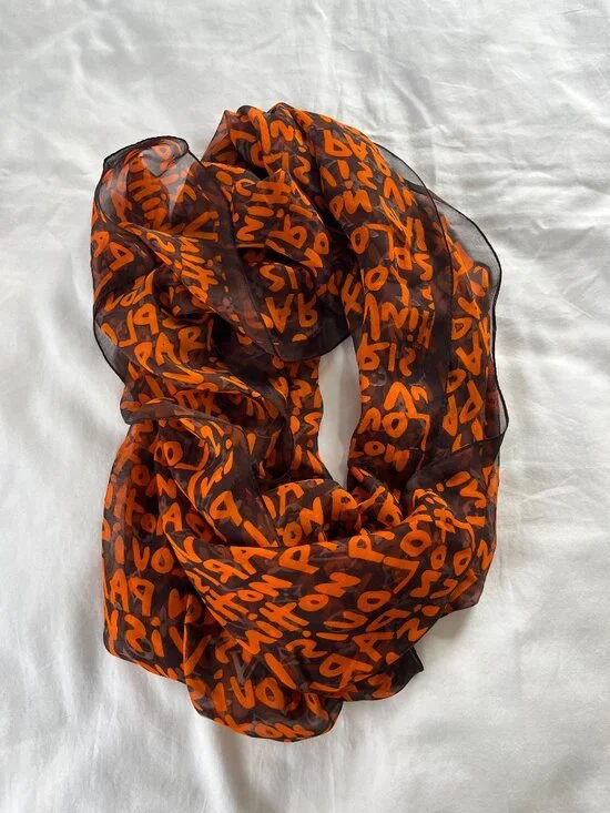 Louis Vuitton Stephen Sprouse Limited Edition Graffiti scarf - Picture 5 of 8